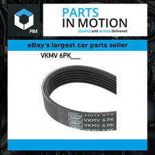 6 Rib Multi V Drive Belt fits