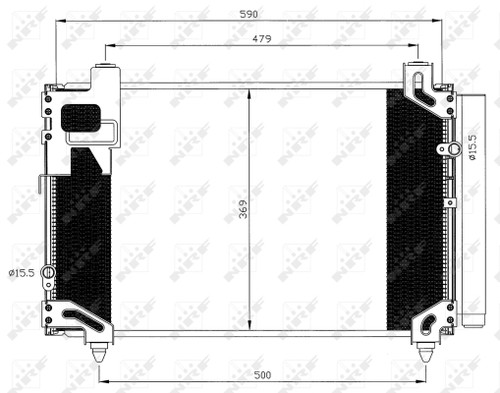 Nrf 35596 condenser - 35596, air